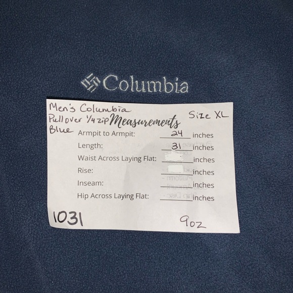 Columbia Klamath Range II Half Zip Fleece in Blue - XL - Picture 8 of 8